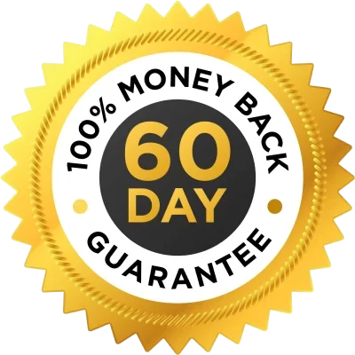 60 day money back guarantee